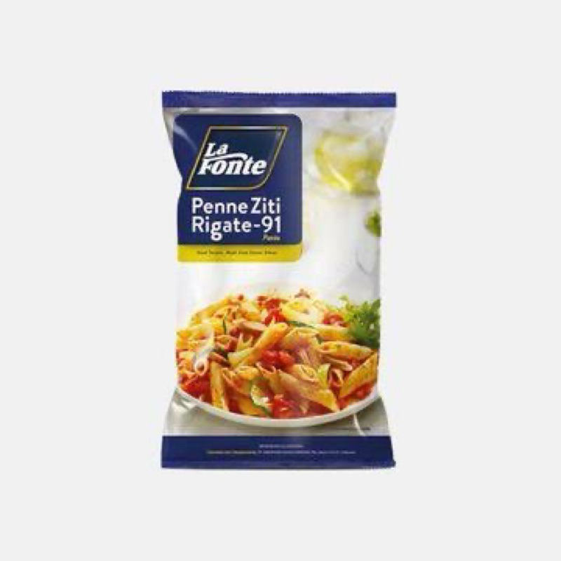 

LA FONTE Pasta Penne Ziti Rigate-91 500 Gram