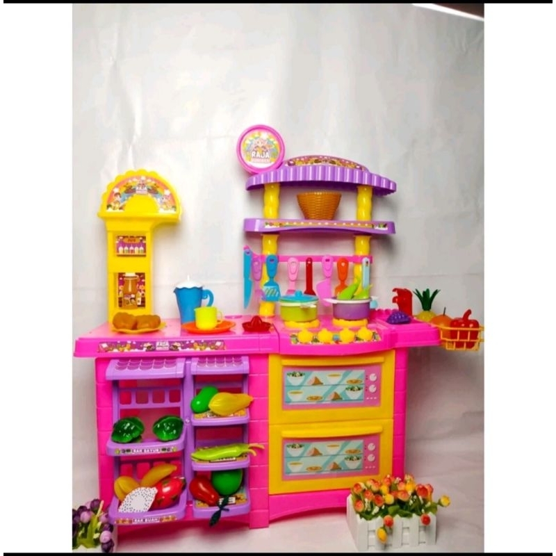 Mainan Masak-Masakan anak perempuan raja koki 957 SG TOYS megamart 140 super shopping 489 kantin ria