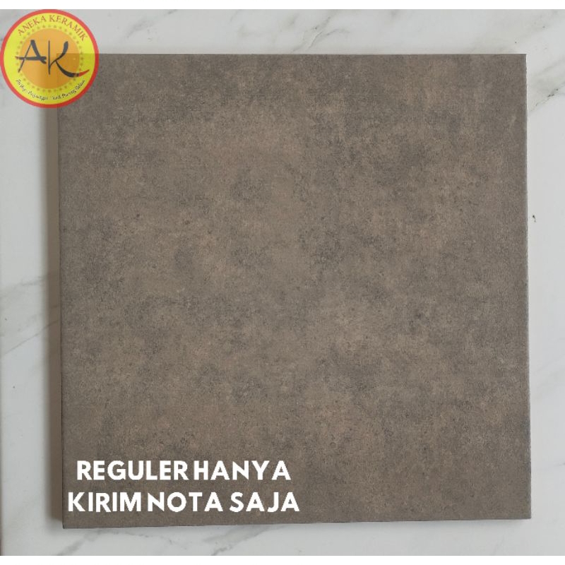 Keramik Lantai Kasar Rustic Teras Garasi Motif Industrial 40x40 Madain Grey