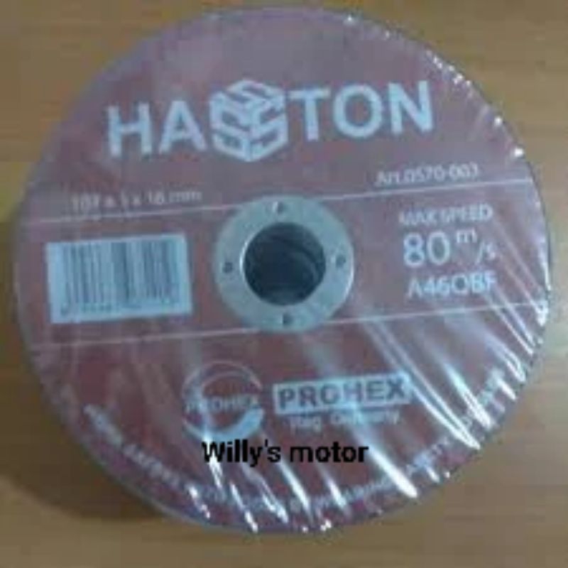 Mata Gerinda Potong Besi Haston Prohex 4 Inchi