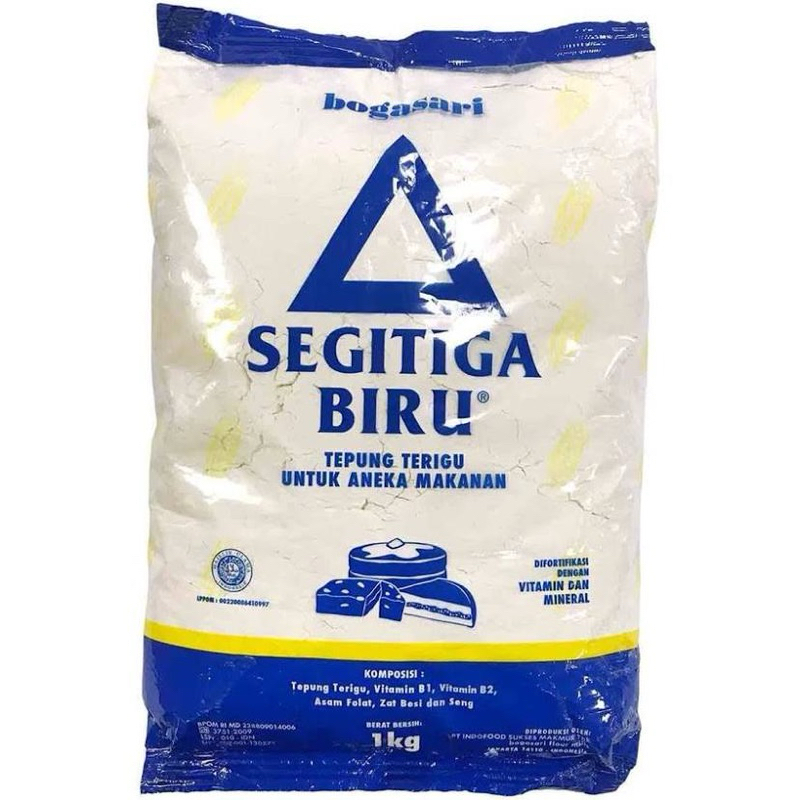 

Tepung Terigu Segitiga Biru Kemasan Ekonomis 1kg