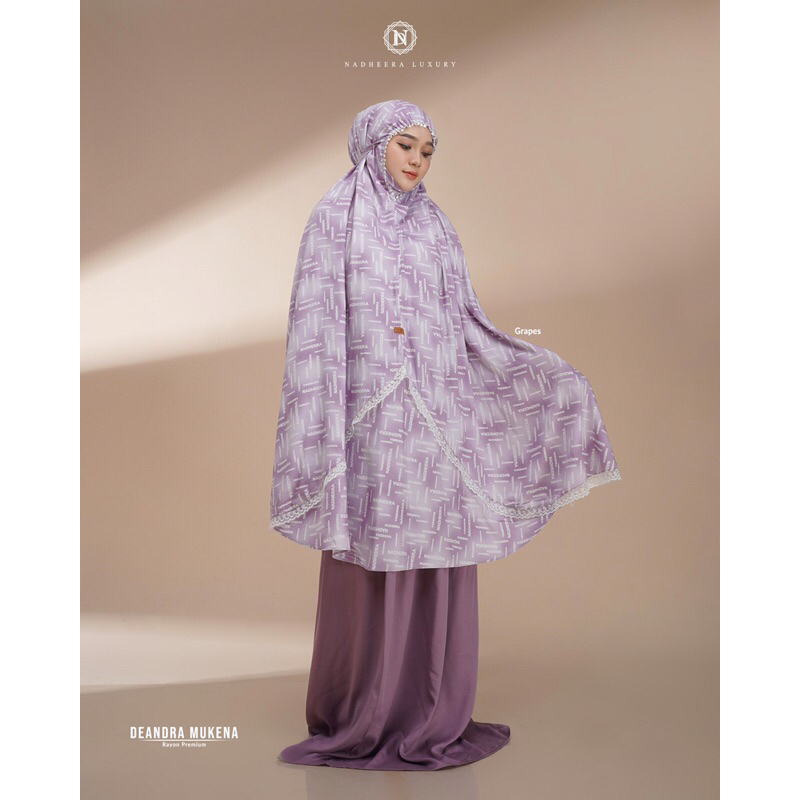 Terbaru mukena deandra Original by nadheera