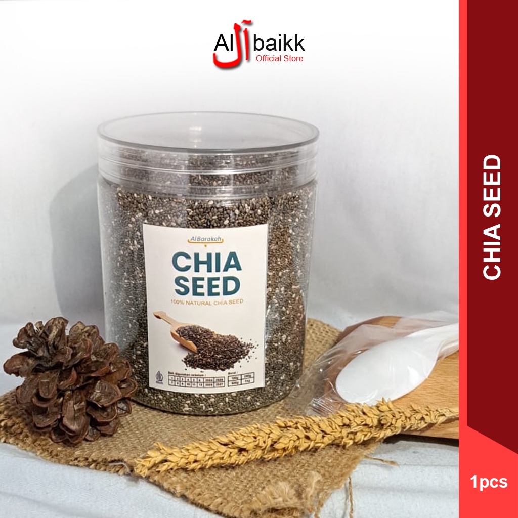 

1 Toples Gratis Sendok - Chia Seed Organic Kemasan 500gr Alami Original