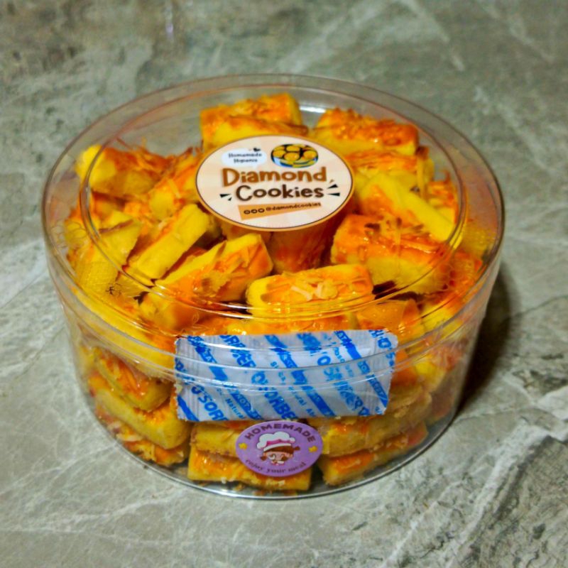 

【 DIAMONDCOOKIES 】Kue Kering Kastangel / Castangle • WISMAN • Premium • Isi 500gr.