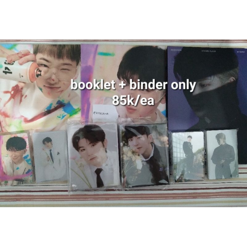 ALBUM CARVER SEVENTEEN FTS ATTACCA WOOZI HOSHI