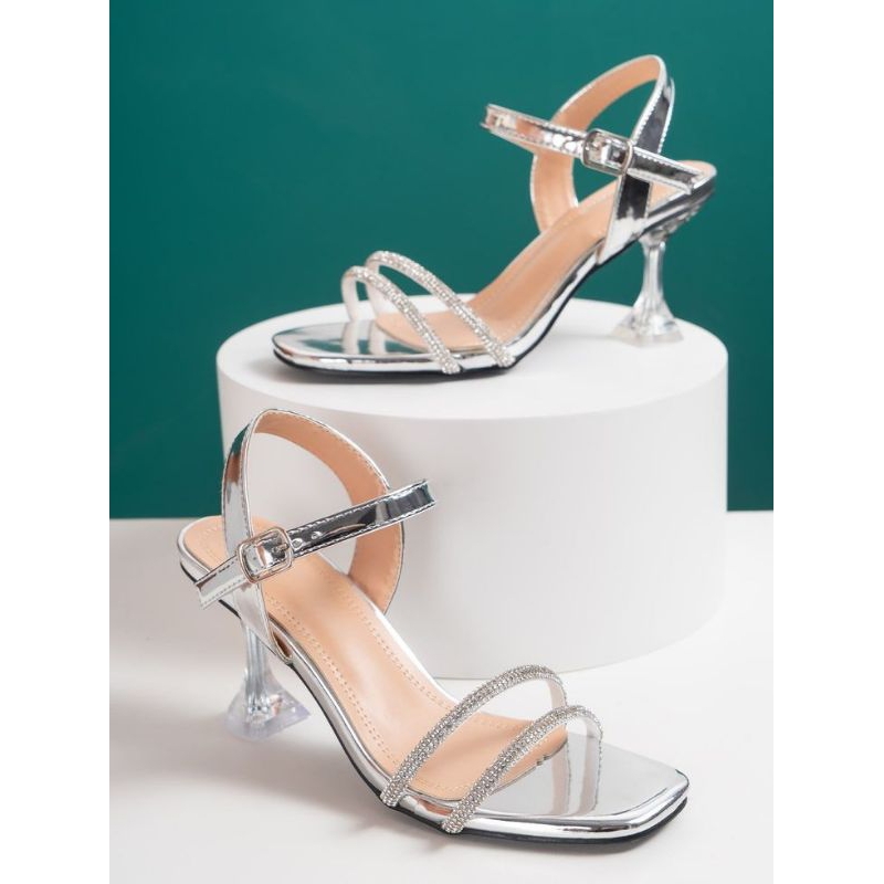 HIGH HELLS WANITA PREMIUM HAK KACA PESTA DS309