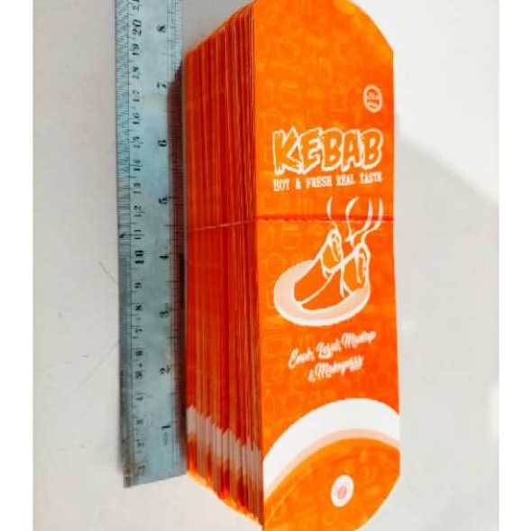

Hemat Diskon Bungkus kebab catering box kebab mini isi 5pack
