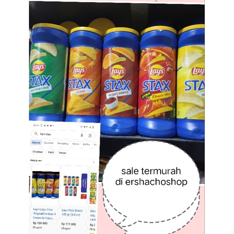 

Sale Lays stax 155gr import buy 1 get 1