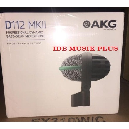 Mic Drum AKG D112 D 112 MKII MK2 Microphone Kick Drum Original