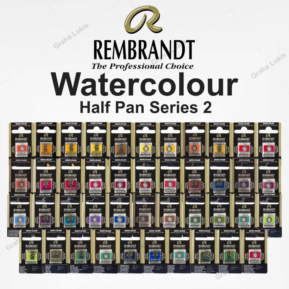 

Rembrandt Watercolour Half Pan Series 2 ART G7K2