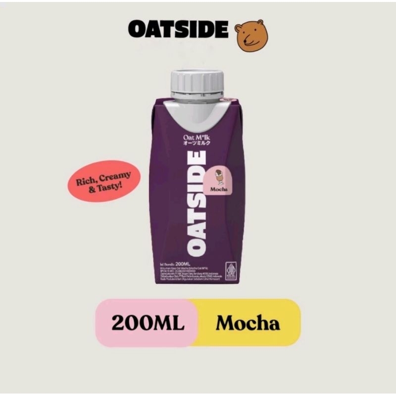 

Oatside Oat Milk Rasa Mocha 200ml