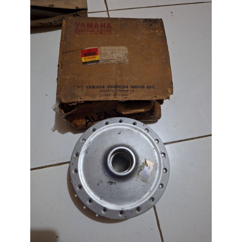 tromol depan yamaha alfa alva silver original yamaha