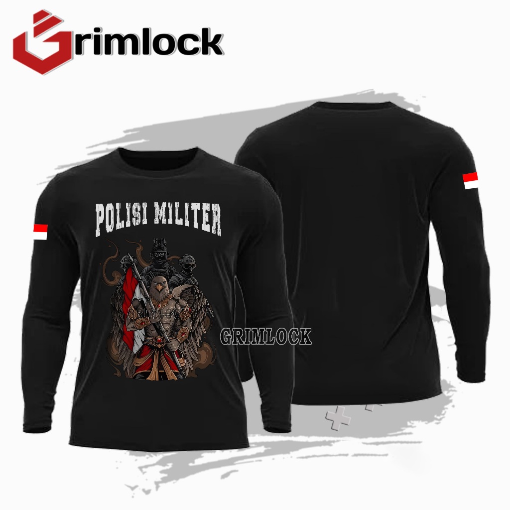 Kaos Tni AU / Polisi Militer / Puspomau / Tangan Pendek / Tangan Panjang