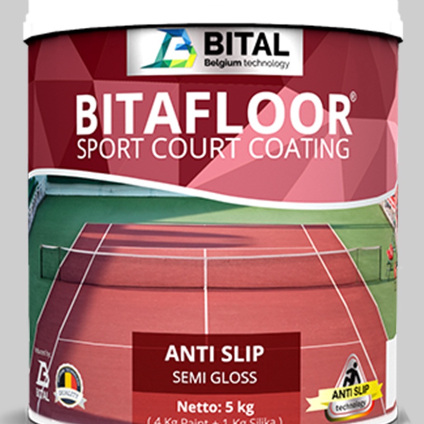 Langka cat lantai  cat lapangan  Bitafloor 5kg