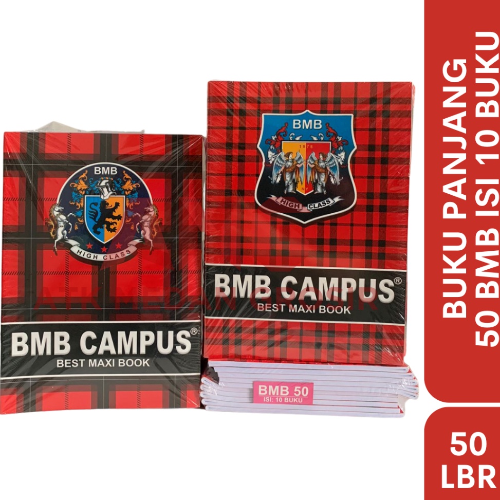

BUKU PANJANG BMB ISI 5 LEMBAR BEST SELLER HARGA PER PACK 1 BUKU ART H8H1