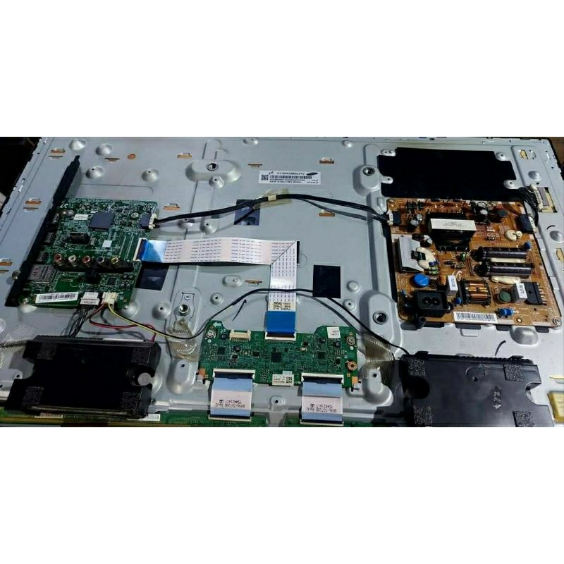 MESIN MB MAINBOAR MAINBOARD MAINBOR modul suply suplay PSU POWER SUPPLY T tikon tcon CON TV SAMSUNG 
