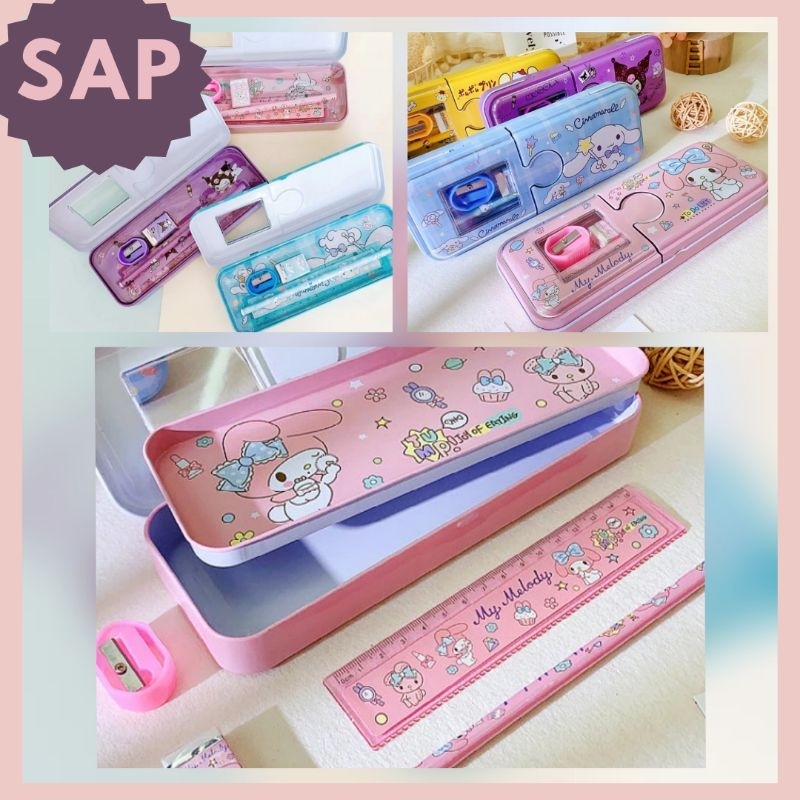 

KOTAK PENSIL MOTIF Sanrio 2 tingkat KARAKTER LUCU UNIK PULPEN / TEMPAT ALAT TULIS sekolah anak