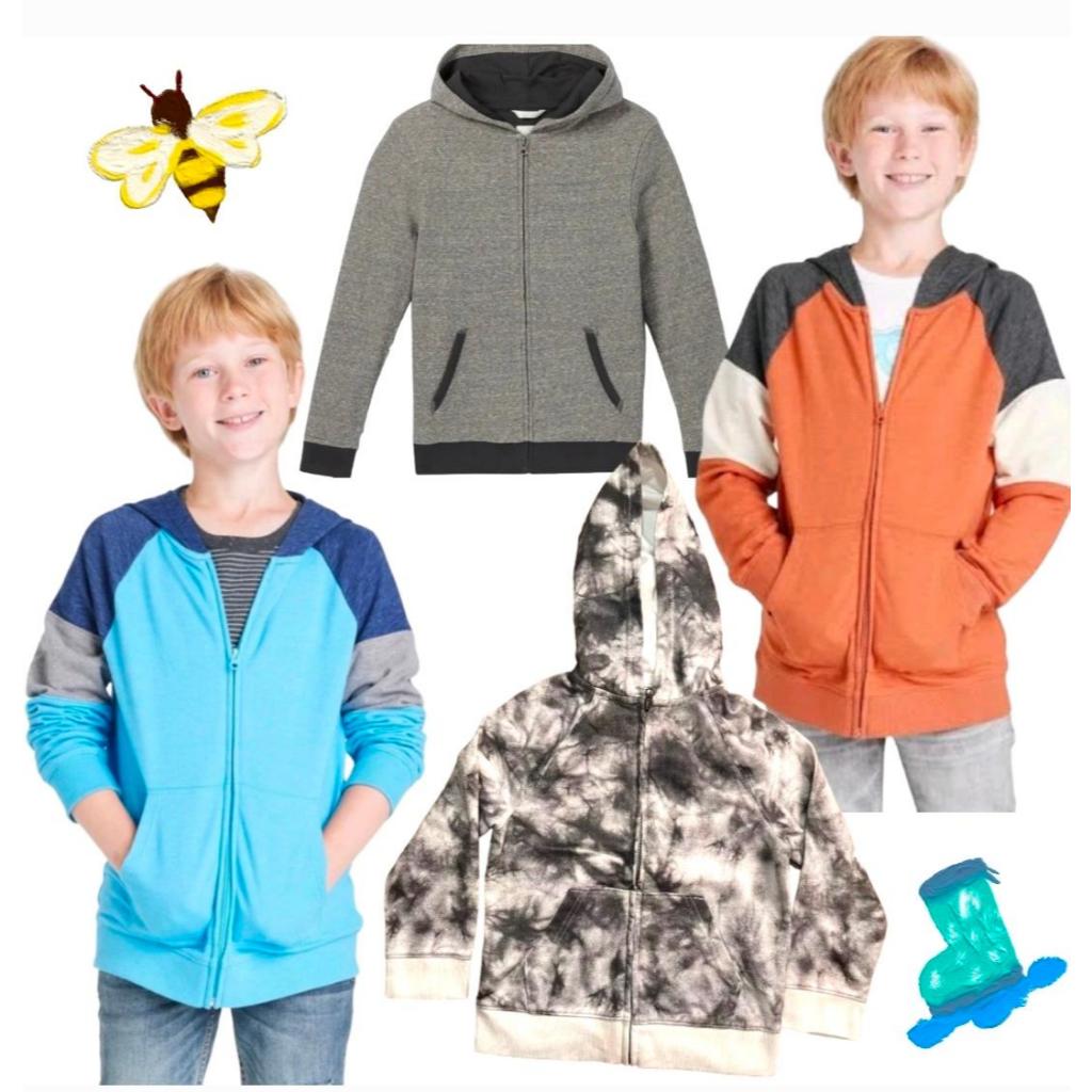 [17591] Cat & Jack Jacket Anak Cowok Jacket Terry Cowok ORI boys kids cotton terry hoodie sisa ekspo