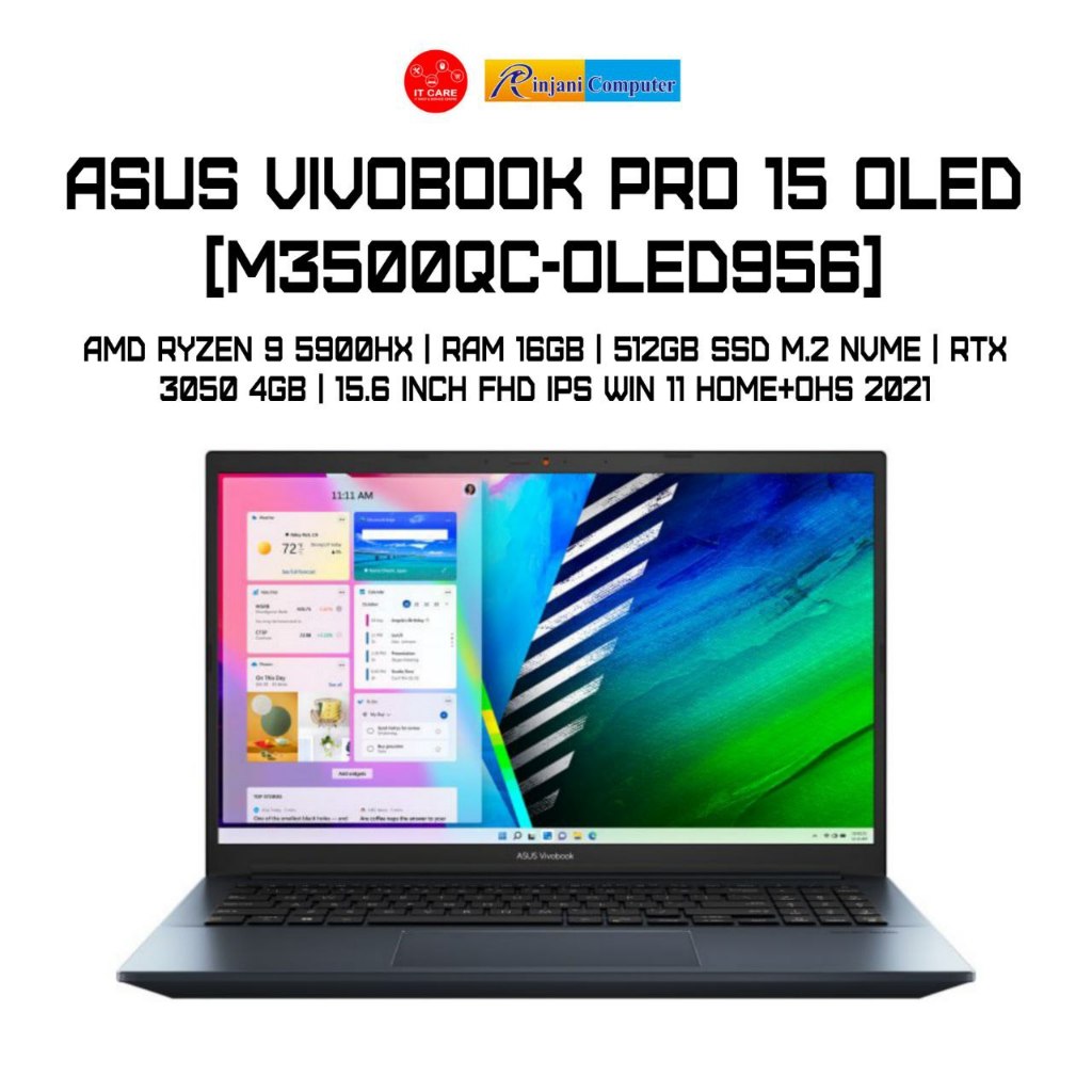 Laptop Asus Vivobook Pro 15 OLED M3500QC-OLED956cAMD Ryzen 9 5900HX