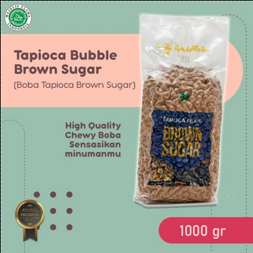 

Boba Tapioca Pearl Brown Sugar / Tapioka Pearl brown Sugar - 1 Kg