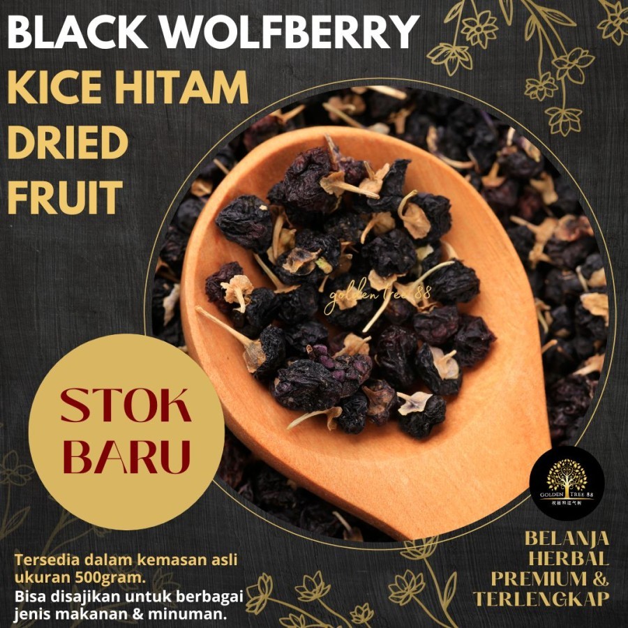 

Premium Wolfberry Kice Hitam Kering Fresh Original
