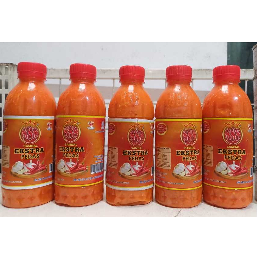 

Sambal Cabe Rawit Extra Pedas 888 350ml