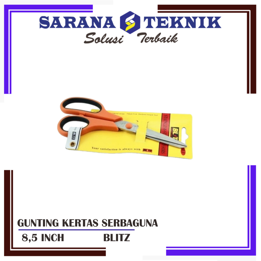 

GUNTING KERTAS SERBAGUNA 8,5 INCH BLITZ JASON