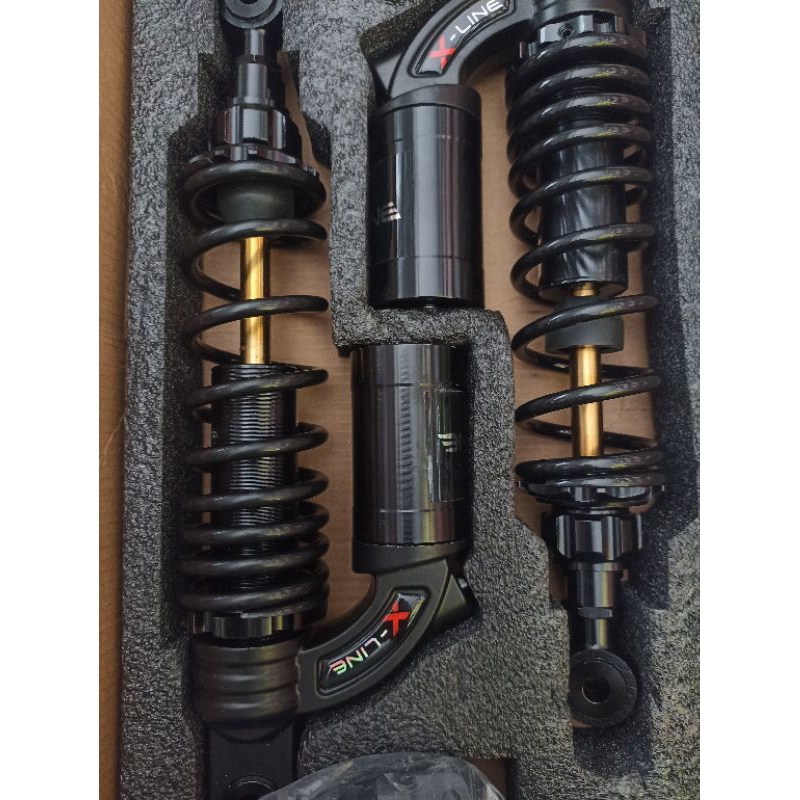 Shock X line 528-320mm pir hitam as gold