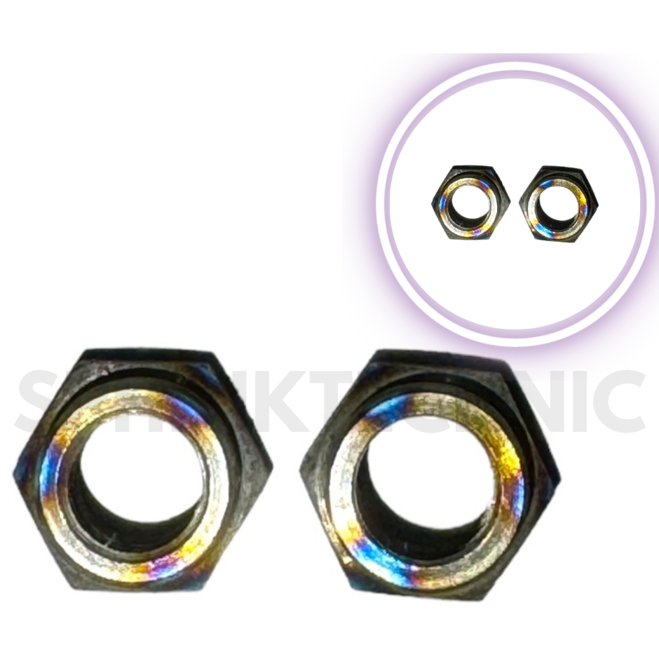 Mur Pentil Mur Tutup Pentil Titanium Burn Variasi Motor Original Thailand Premium Quality