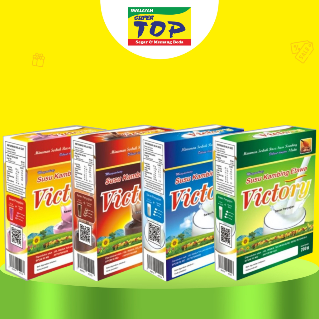 

~TOP~ VICTORY SUSU KAMBING ETAWA VANILA / ORIGINAL / COKLAT 200GR