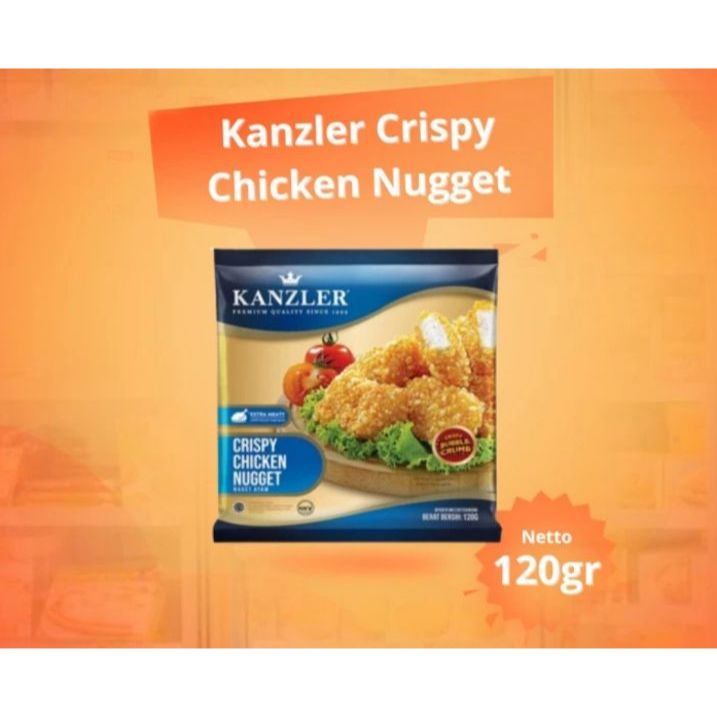 

[ VIRAL ] Kanzler Crispy Chicken Nugget Ayam Super Crispy Kanzler 120g