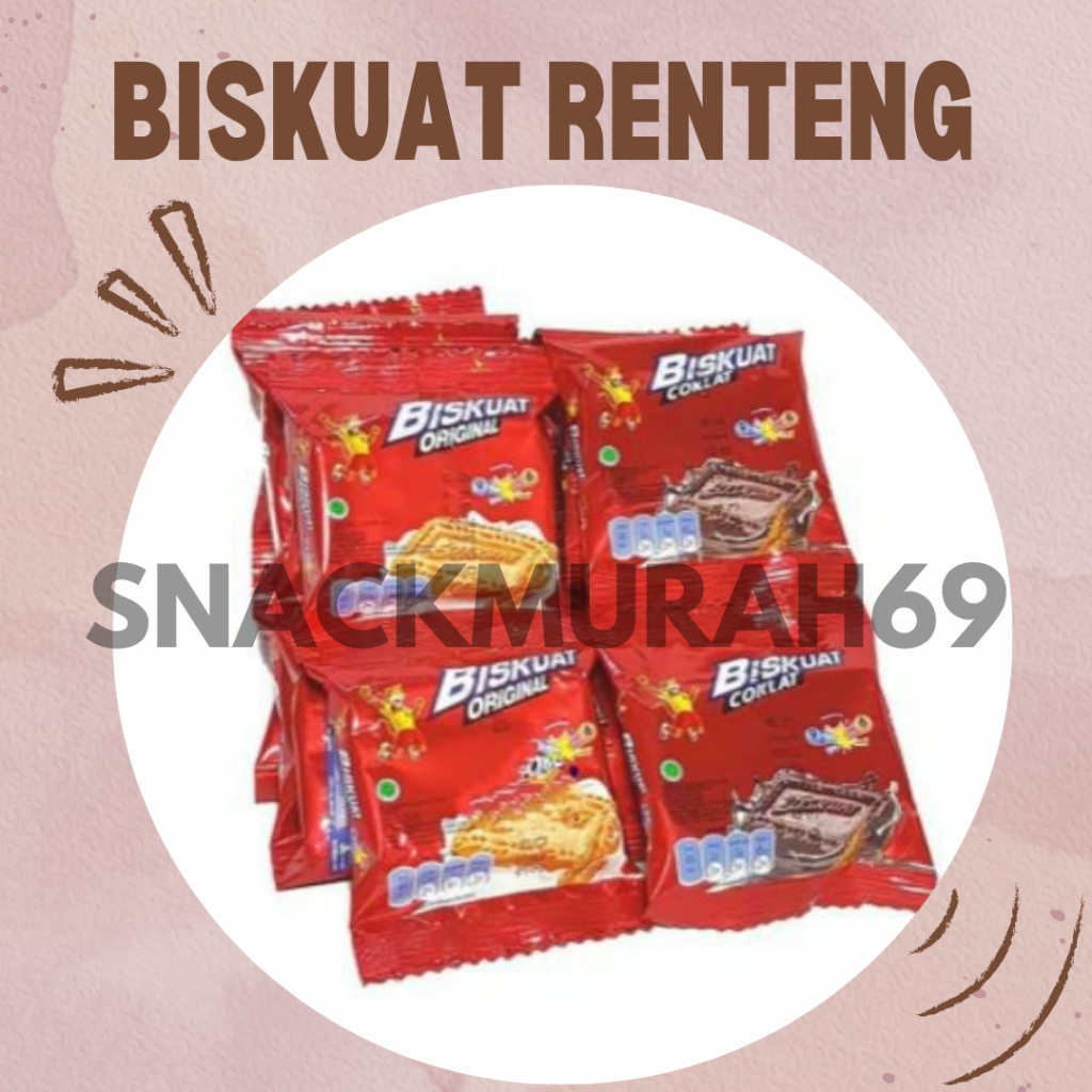 

Biskuat Biskuit Susu All Varian Renceng 10 gram x 10 pcs | Biskuit Susu