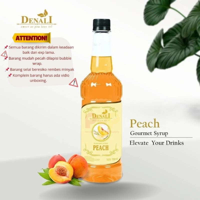 

Denali Syrup Peach 750ml / Sirup Denali rasa Peach