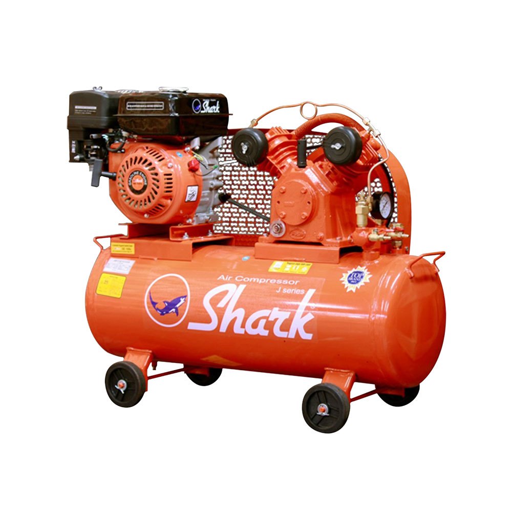 Shark JVUE 5112 Kompresor Angin Dengan Bensin / Unloader Compressor Shark JVUE-5112 With Engine 1/2H