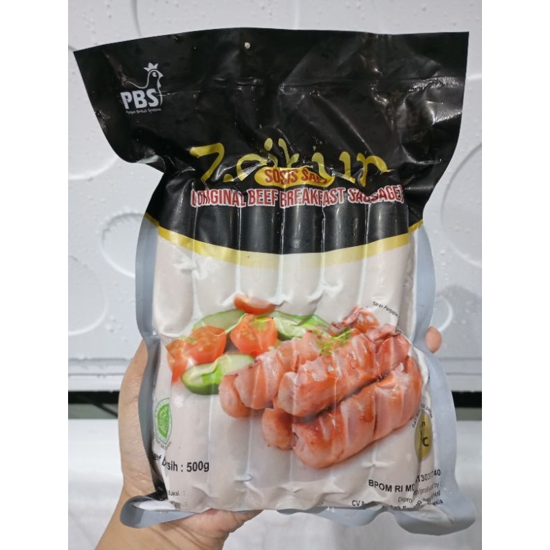 

BFR Sosis Sapi Zaitun Original Beef Breakfast Sausage