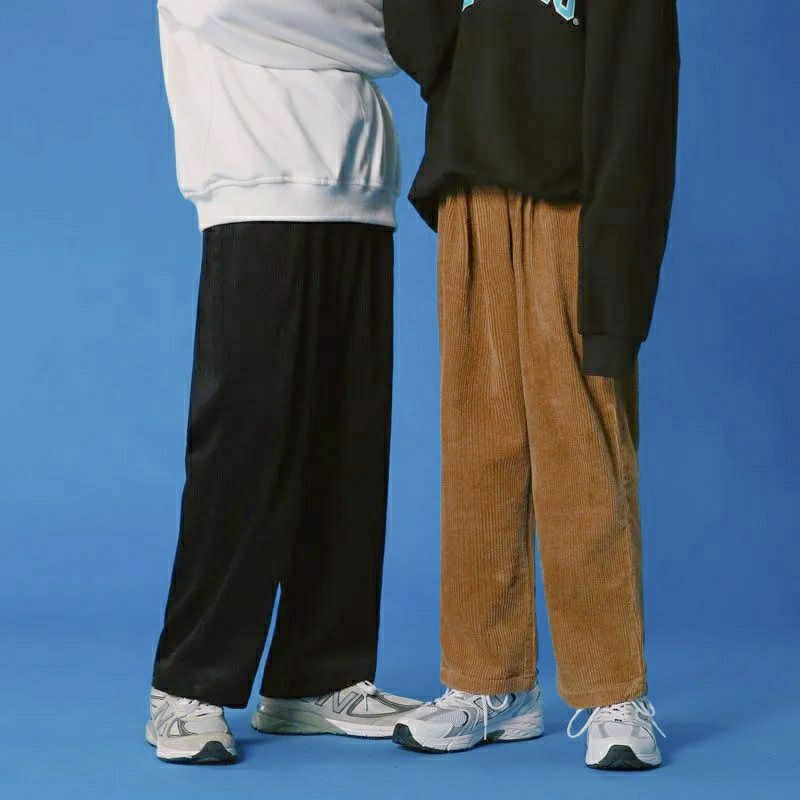 Celana Panjang pria , Celana Loose Pants Bahan Corduroy , Celana Panjang Corduroy pria, Celana Baggy