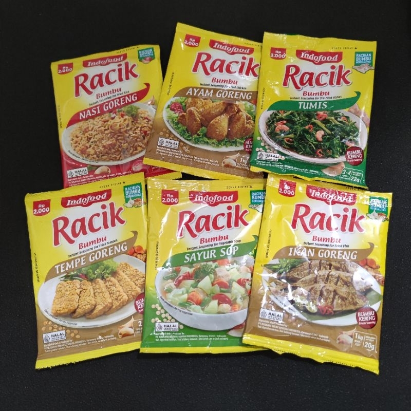 

Bumbu racik INDOFOOD tumis sayur sop ikan tempe ayam nasi goreng rendang gulai 50gr bumbu instant