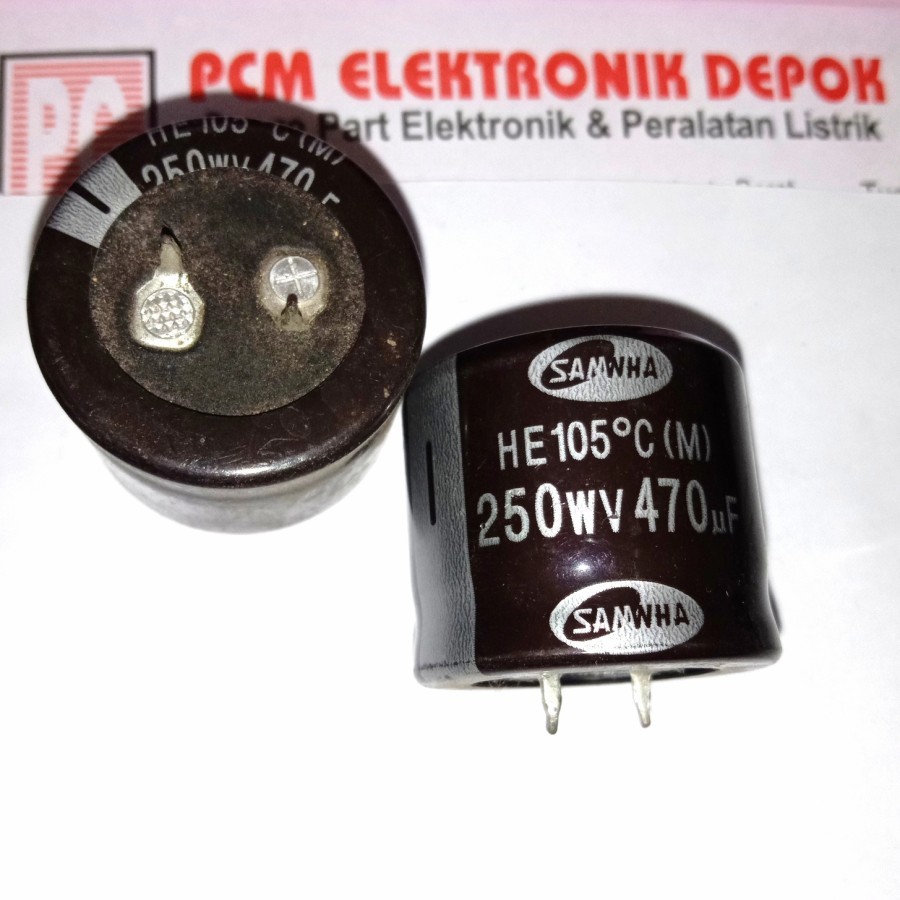 470uf 250v 470 uf 250 V 470uf250V Pcmelebik54 Kualitas Baik