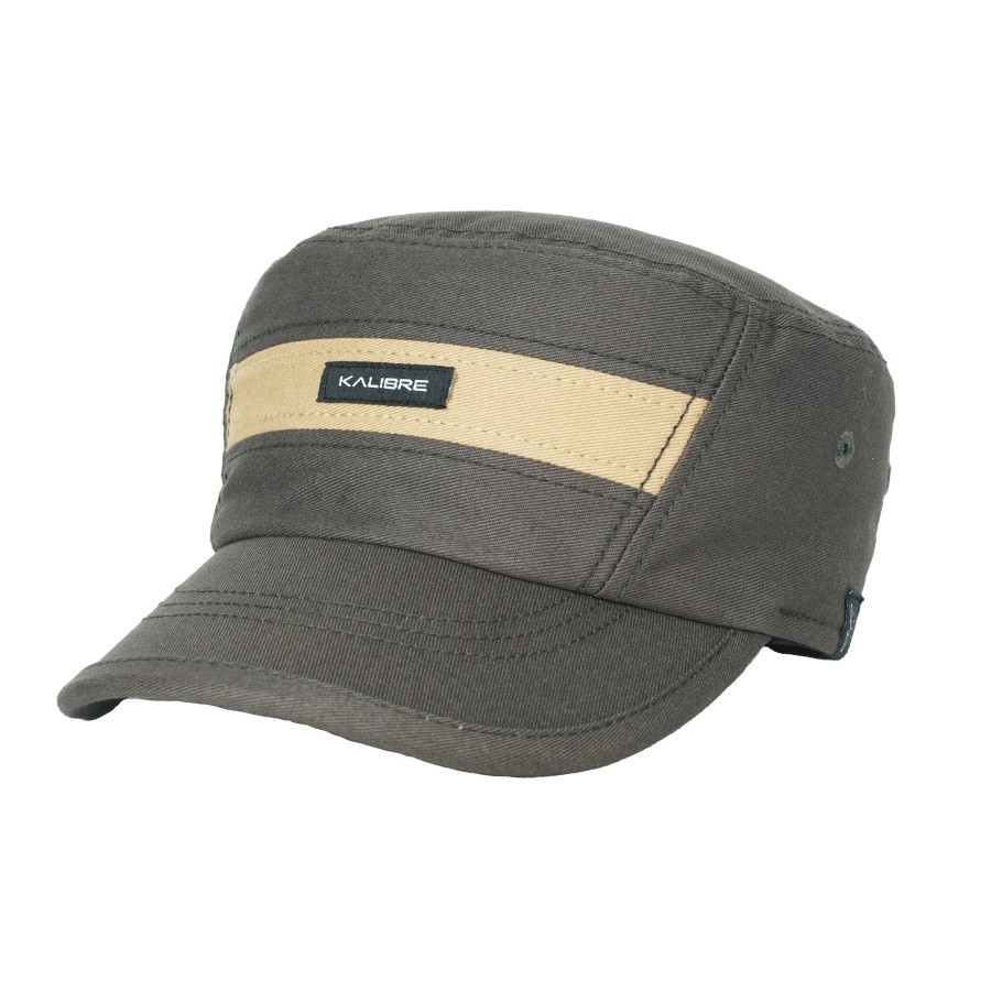 Topi Pria Kalibre Caps Dark Grey-Khaki 991890052 Original topi komando