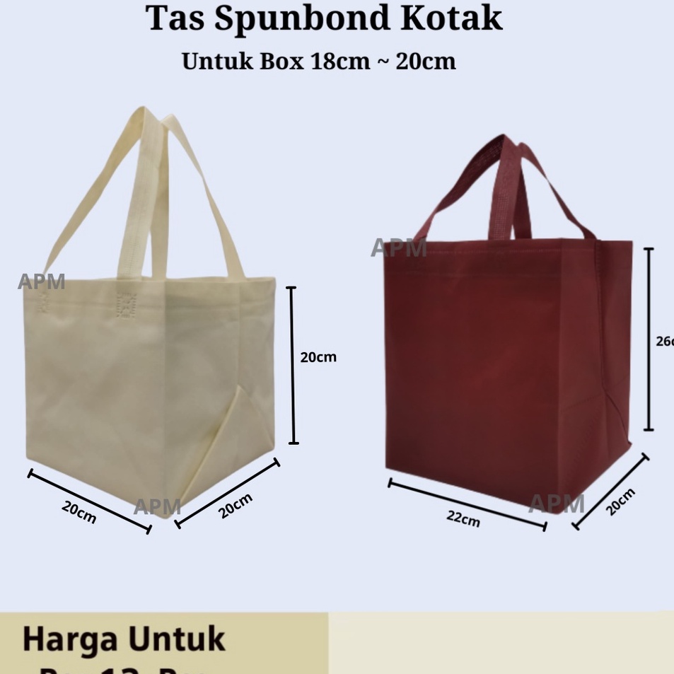 

Bestseller Tas Spunbond Kotak Ukuran 2cm x 2cm x T226cm