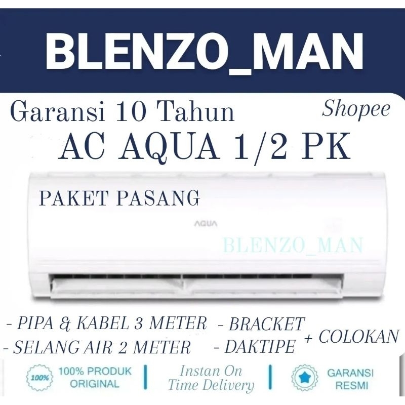 AC AQUA 1/2 PK LOW WATT PAKET PASANG