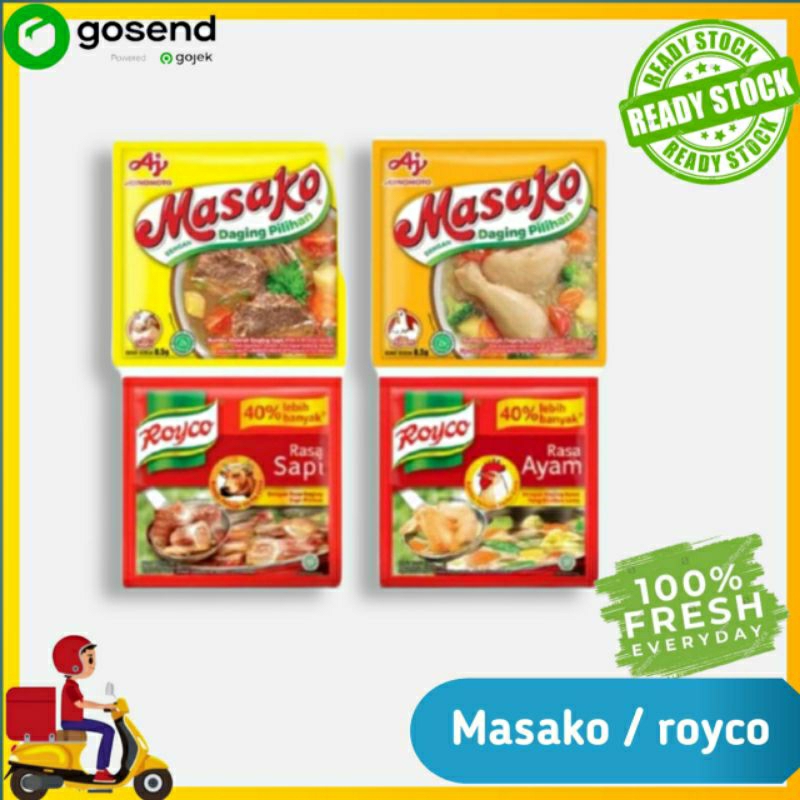 

Royco / Masako - Sayur Segar -Tukang Sayur Palembang