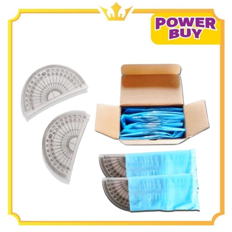 

12 Penggarisan Busur Mika/Penggarisan Busur Mika Plastik/Penggarisan Busur