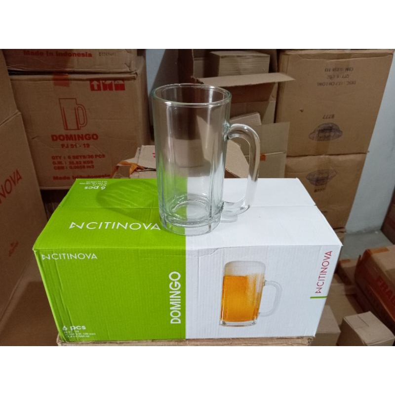 Gelas bir jumbo / Gelas citinova Domingo 6 pcs