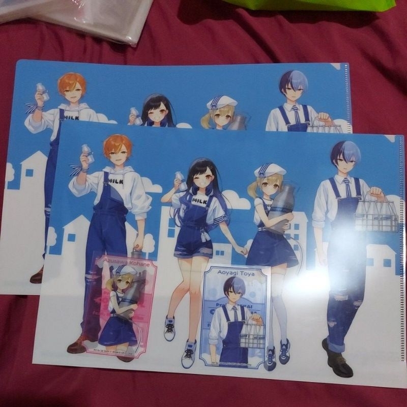 Project Sekai x Lawson Official Vivid Bad Squad VBS Clearfile Clearcard Kohane Toya Touya