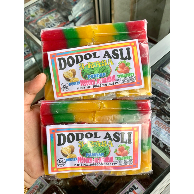 

(KEMASAN PACK TIPIS) DODOL ASLI KANDANGAN 3WARNA/3RASA