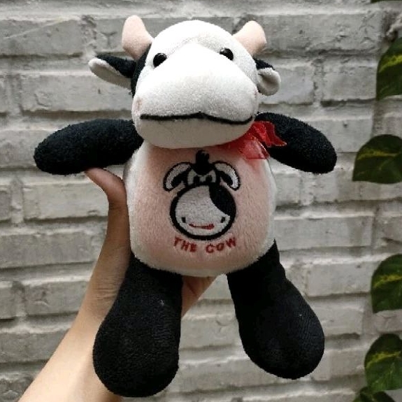 Boneka Sapi Kecil Hitam (Preloved)