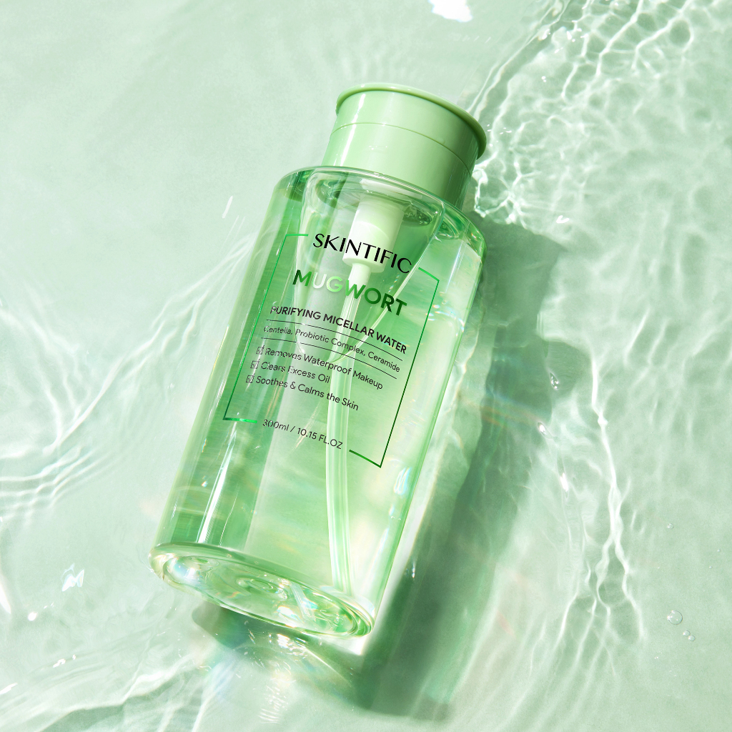 SKINTIFIC Mugwort Purifying Micellar Water Cleansing Oil/Clean and Clear
