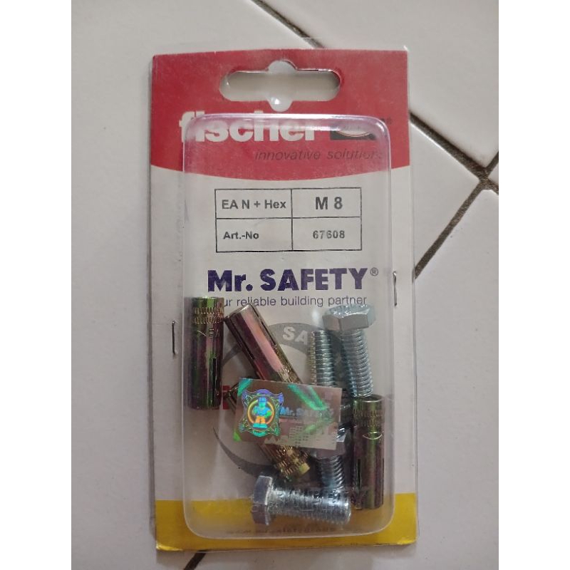 Fischer - Mr. safety - M8 - angkur dan baut