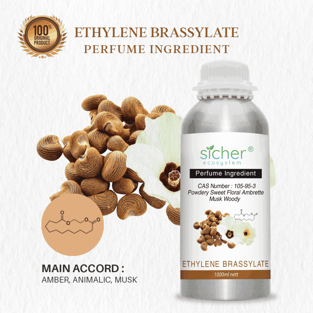 Sicher Natural Isolate Oil (Perfume Ingredient / RAW Material) Ethylene Brassylate 1000ml